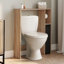 Mobile in faggio e nero con piano WC - WALLIS | La gamma WALLIS IDMarket