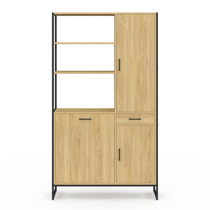 Credenza da cucina con colonna a 3 ante dal design industriale - DETROIT | DETROIT IDMarket