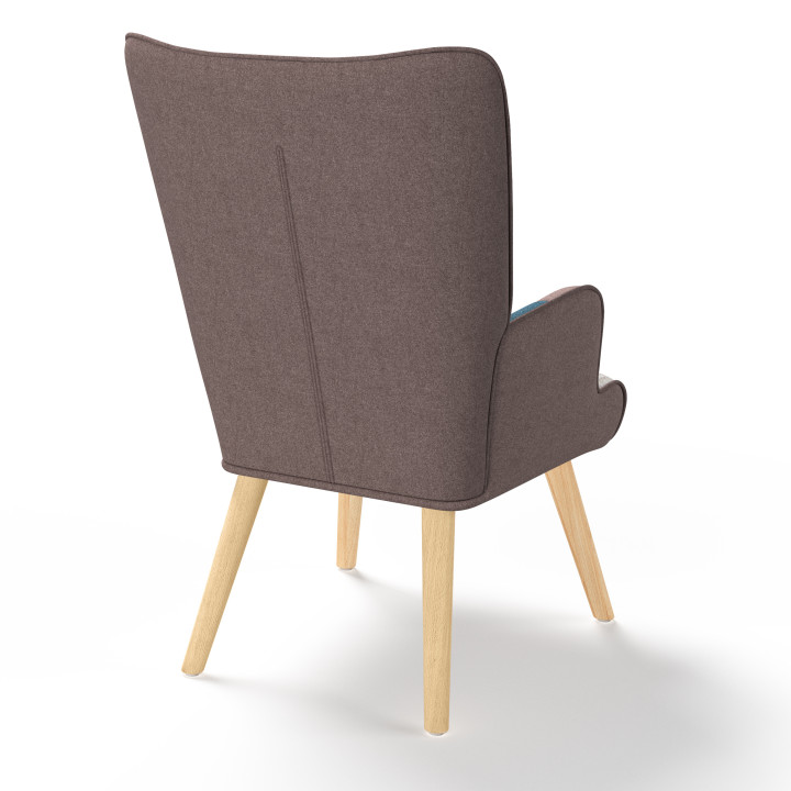 A buon mercato Poltrona scandinava patchwork | ID Market