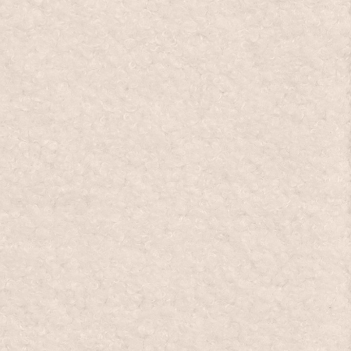 Divano imbottito 2 posti diritto in tessuto bouclette beige - AMANCE |IDMarket