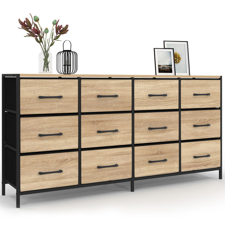 Cassettiera industriale a 12 cassetti 140 cm - UTAH | Zen Cart! IDMarket