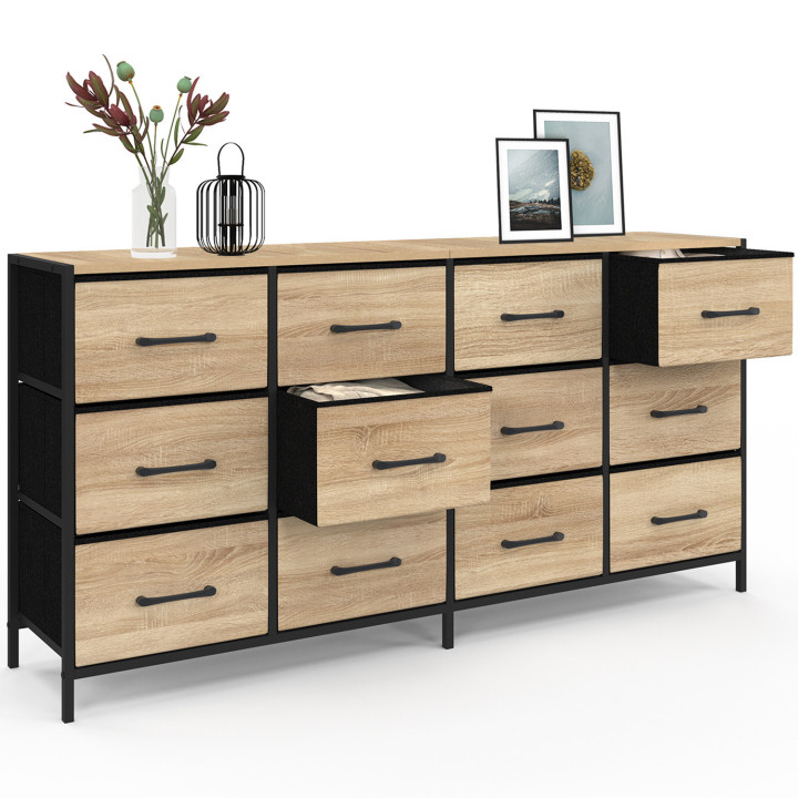 Cassettiera industriale a 12 cassetti 140 cm - UTAH | Zen Cart! IDMarket