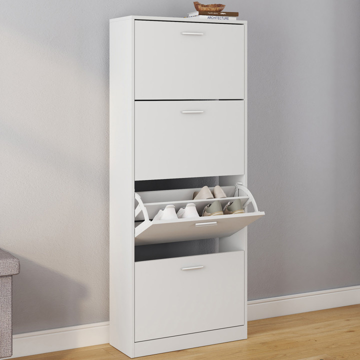A buon mercato la scarpiera bianca a 4 ante | ID Market