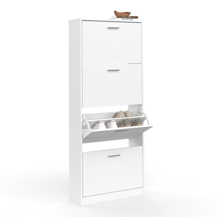 A buon mercato la scarpiera bianca a 4 ante | ID Market