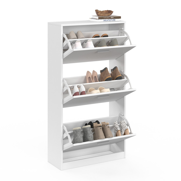 A buon mercato la scarpiera bianca a 3 ante | ID Market