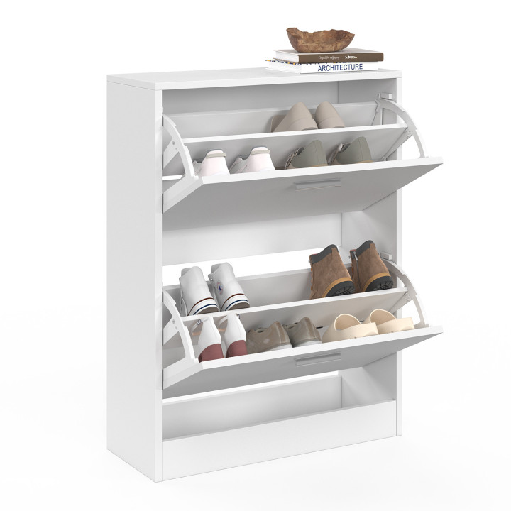 A buon mercato la scarpiera bianca a 2 ante | ID Market