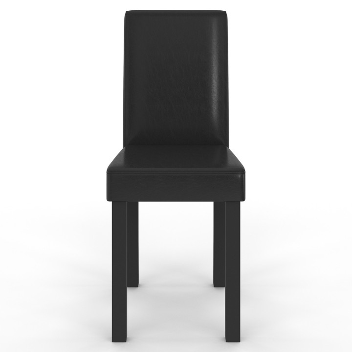 A buon mercato sedie da pranzo nere x6 - Hannah | ID Market