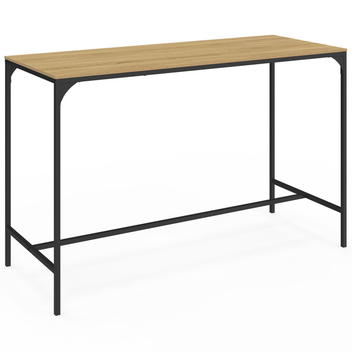 Tavolo alto da bar di design industriale con 6 sedie - DETROIT | IDMarket