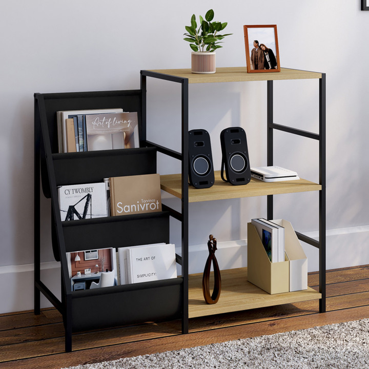 Mobili d'occasione, contenitori con ripiani, porta vinili e giradischi di design industriale - NEVIL | ID Market