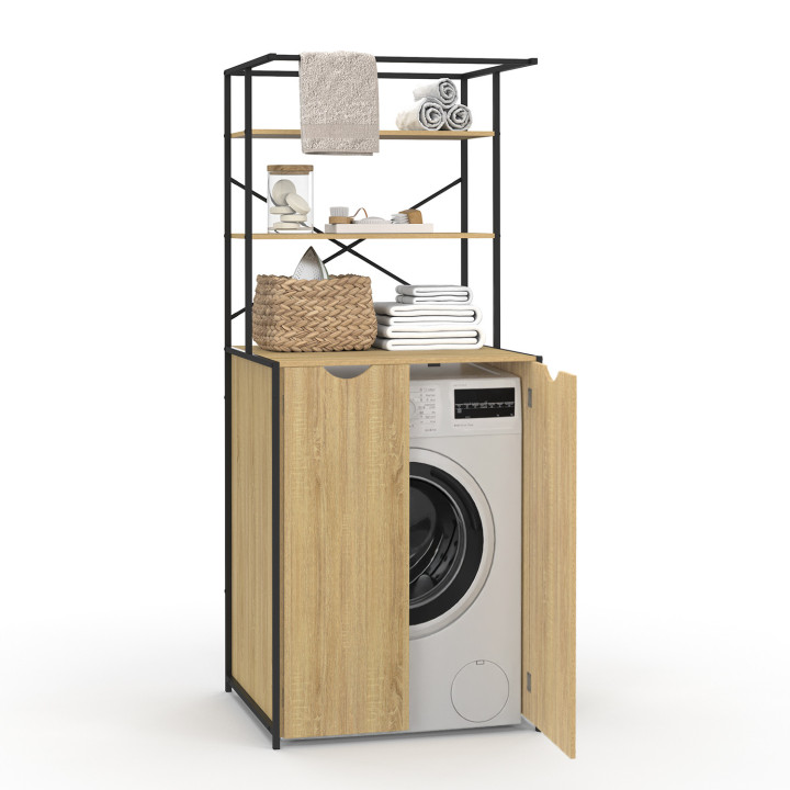 Armadio chiuso per lavatrice dal design industriale - DETROIT | IdMarket