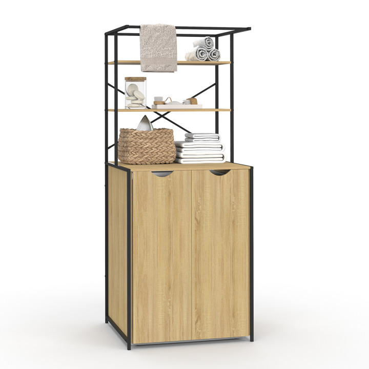 Armadio chiuso per lavatrice dal design industriale - DETROIT | IdMarket