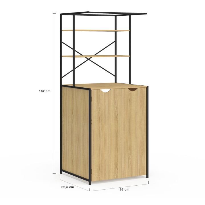 Armadio chiuso per lavatrice dal design industriale - DETROIT | IdMarket