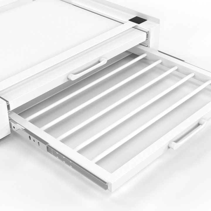 Kit universale di impilamento per lavatrice e asciugatrice con ripiano e asciugatrice | IdMarket