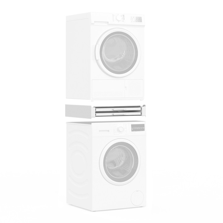 Kit universale di impilamento per lavatrice e asciugatrice con ripiano e asciugatrice | IdMarket