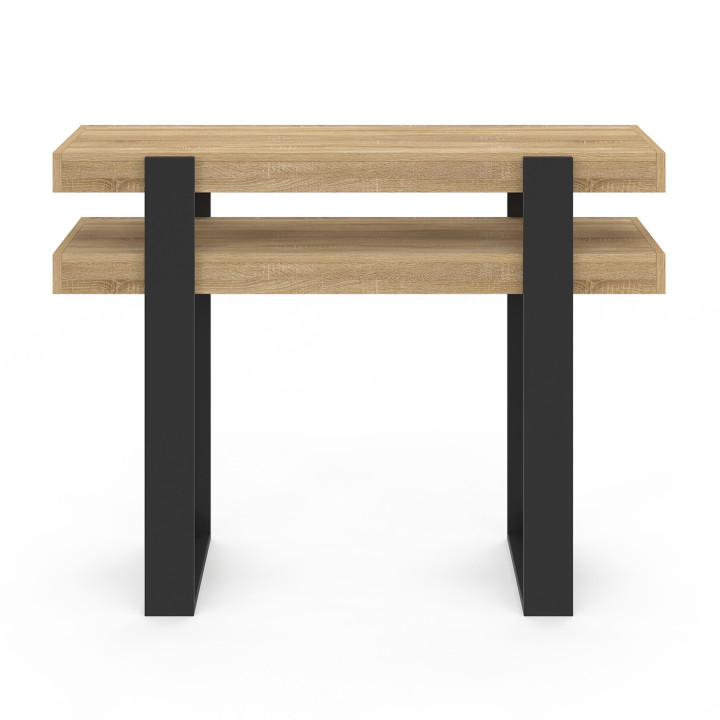 Consolle doppia in legno e nero - PHOENIX | IdMarket