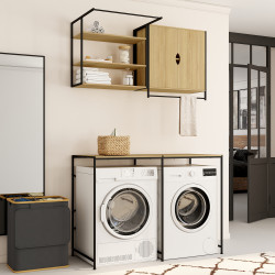 Set lavatrice e asciugatrice di design industriale - DETROIT | IdMarket