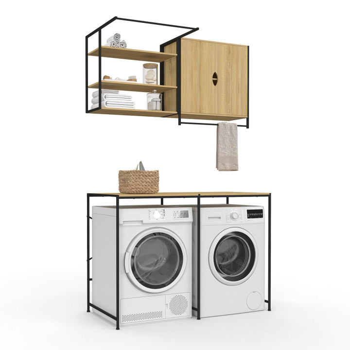 Set lavatrice e asciugatrice di design industriale - DETROIT | IdMarket