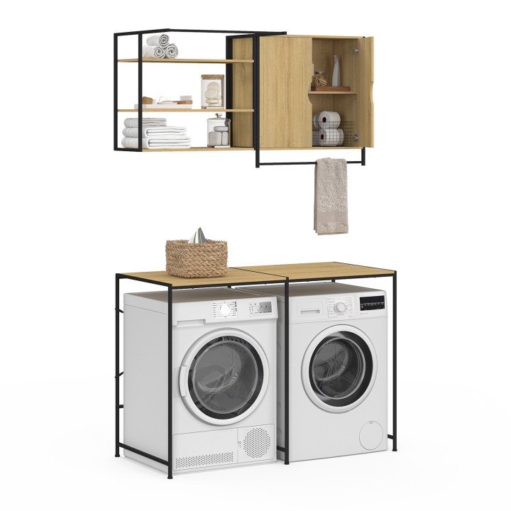 Set lavatrice e asciugatrice di design industriale - DETROIT | IdMarket