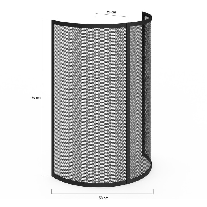 Griglia antincendio a 1 pannello per stufe e caminetti | IdMarket