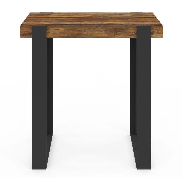 Tavolo da bar vintage in legno e nero - PHOENIX | ID Market