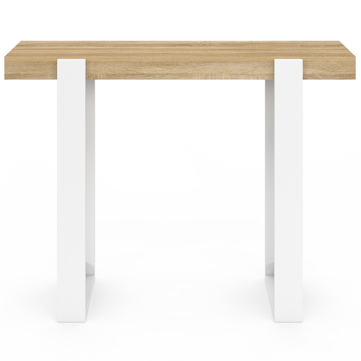 Consolle in legno e bianco in stile industriale - PHOENIX | IdMarket