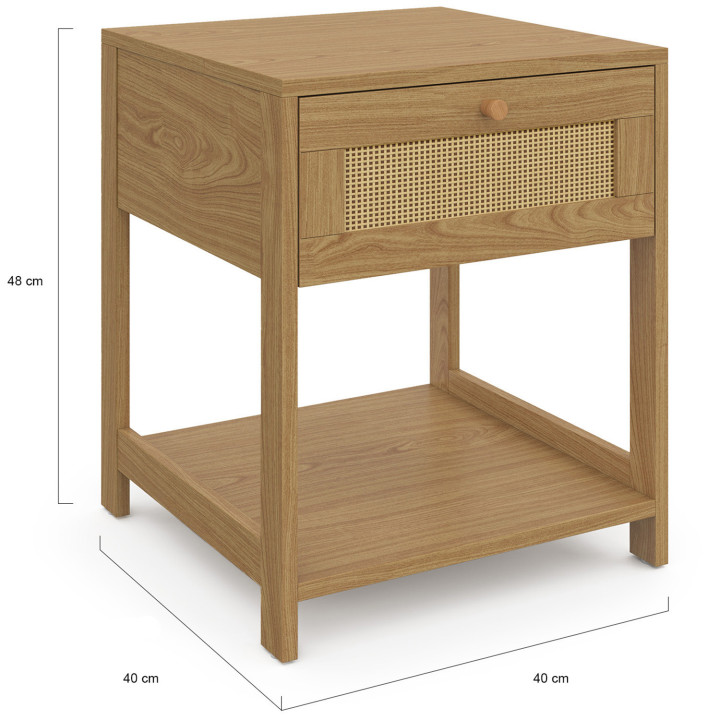 2 comodini vintage a effetto canna - HANAE | ID Market