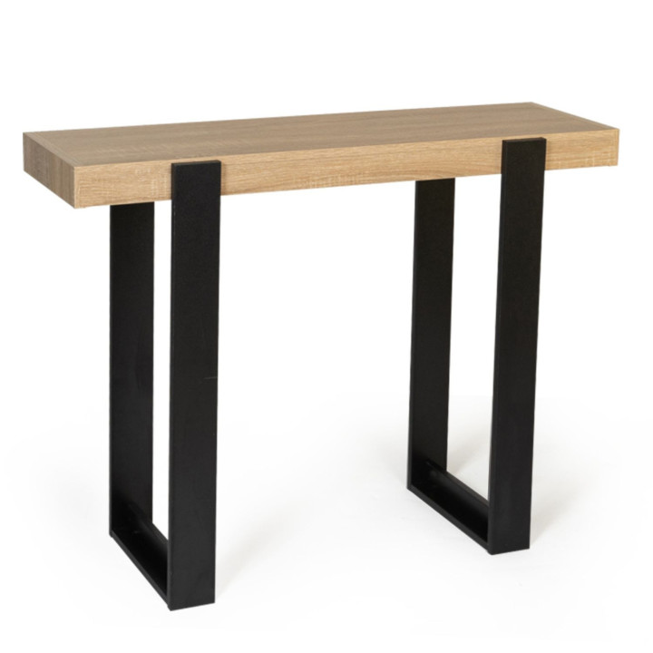 Console d'ingresso economica in legno e nero - PHOENIX | ID Market