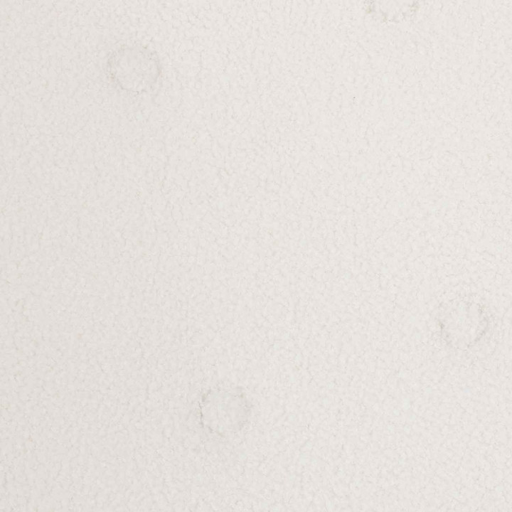 Poltrona scandinava in tessuto bouclette bianco - LIV | ID Market