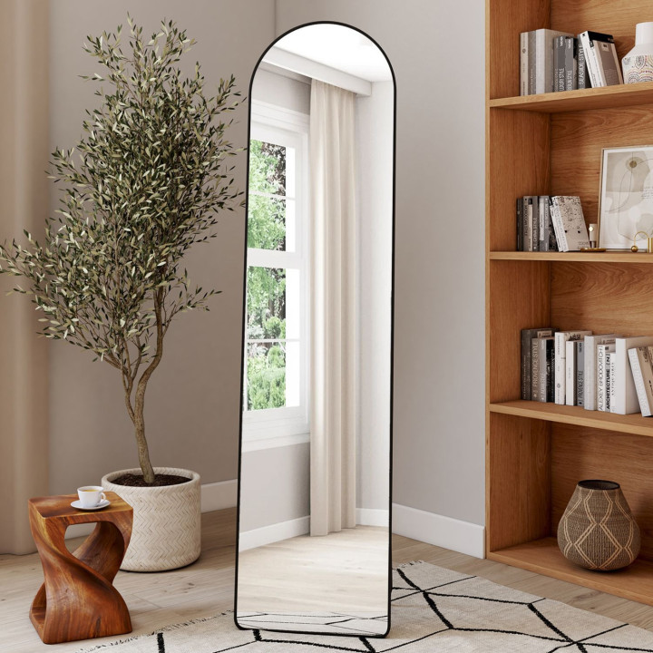 Specchio nero per contorno 160 x 40 cm | IdMarket