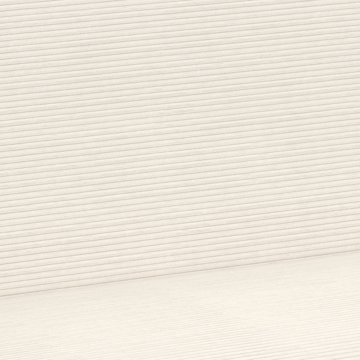 Divano letto scandinavo a 3 posti in velluto a coste beige - LARS | IdMarket