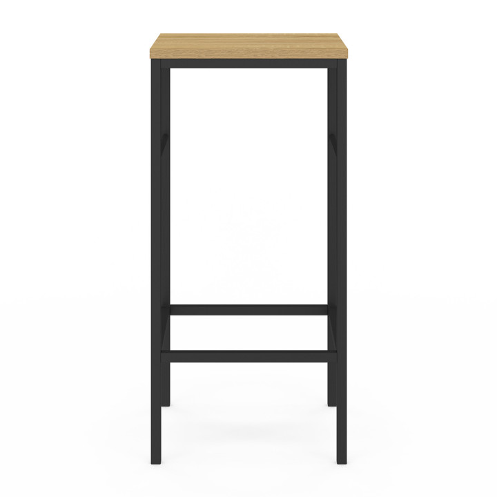 Sgabelli da bar industriali in legno e metallo - Set di 2 - DETROIT | ID Market