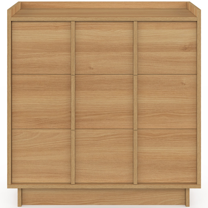 Cassettone a 3 cassetti, 80 cm, design minimalista in faggio - ROSIE | IdMarket