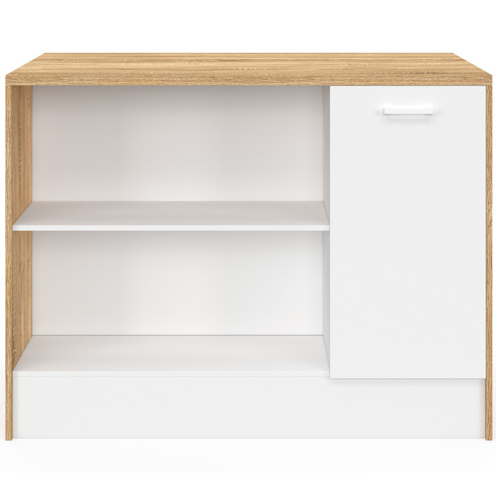 Mobile centrale Maxi in legno e bianco - LIO | IdMarket