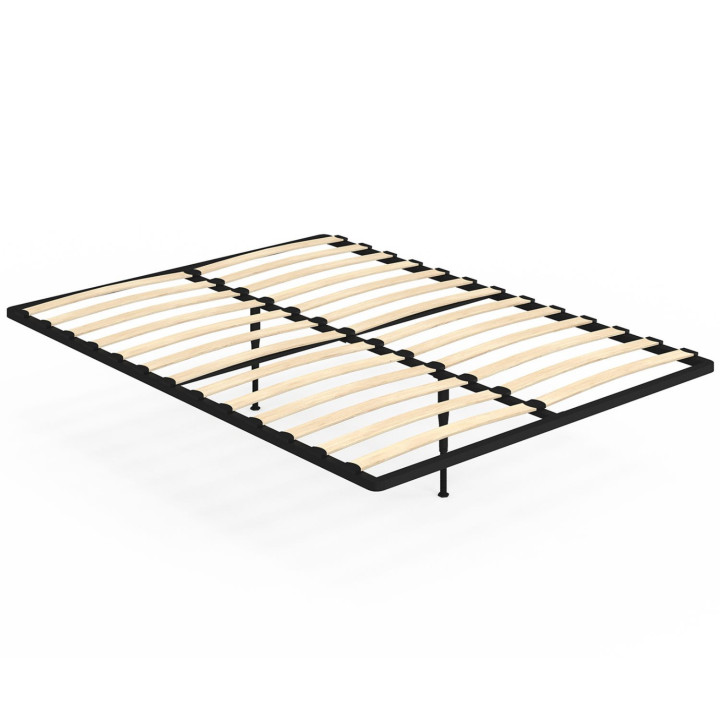 Rete a doghe fisse in metallo 140 x 190 cm | IdMarket
