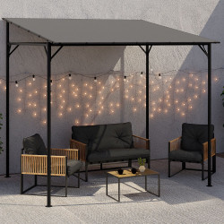 Pergola addossata - Tonelle de jardin 2,3 x 2,4 M