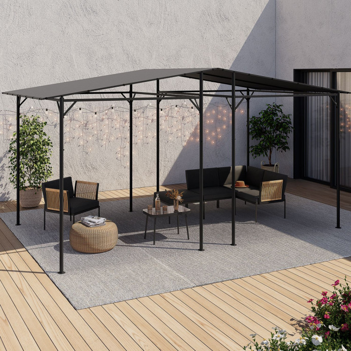 Pergola addossata - Tonelle de jardin 2,3 x 2,4 M