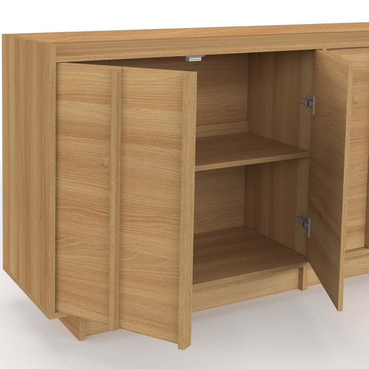 Credenza a 4 ante dal design minimalista da 160 cm - ROSIE | IdMarket