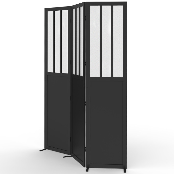 Schermo interno, vetro officina nero e vetro opaco | IdMarket