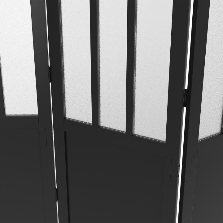 Schermo interno, vetro officina nero e vetro opaco | IdMarket