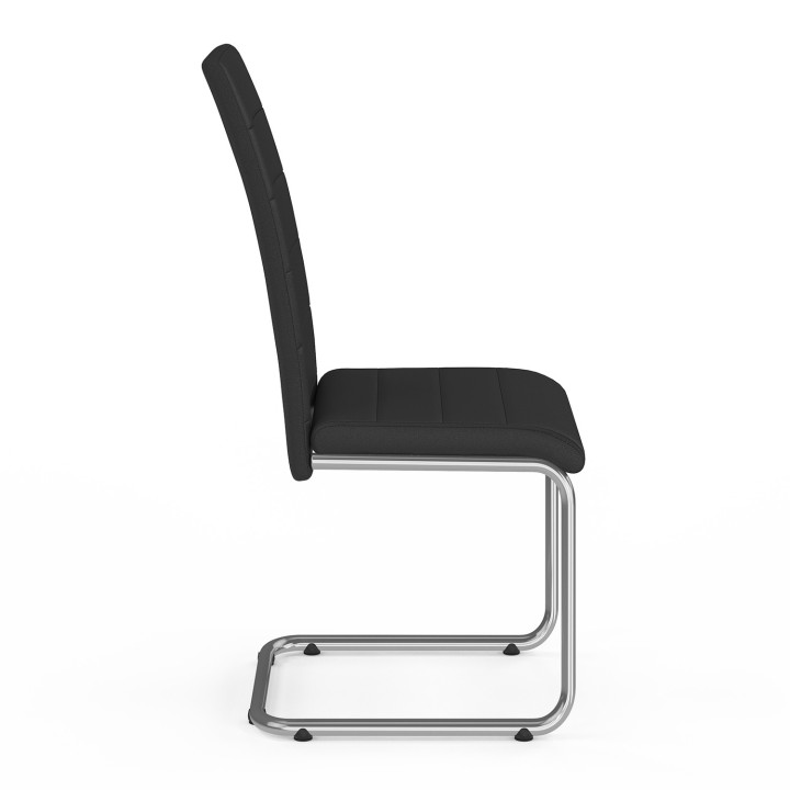 Set di 4 sedie da pranzo nere economiche - MIA | ID Market