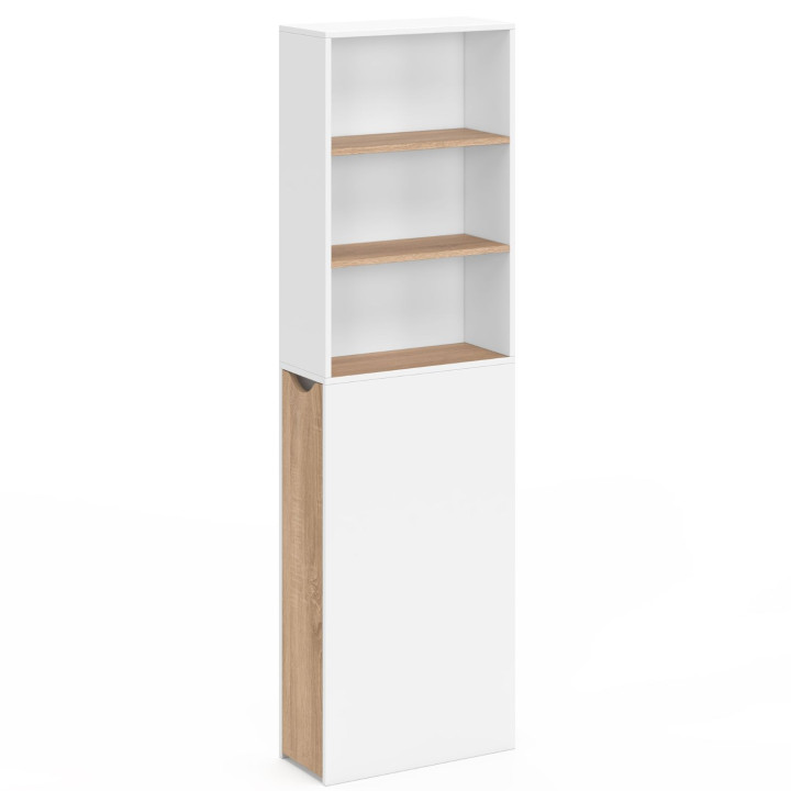 Mobile bagno a 2 livelli con cassetti e 3 ripiani - TOMI | IdMarket