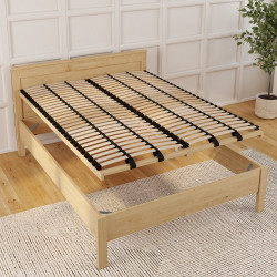 Rete con doghe regolabili - 5 zone comfort 140 x 190 cm | IdMarket