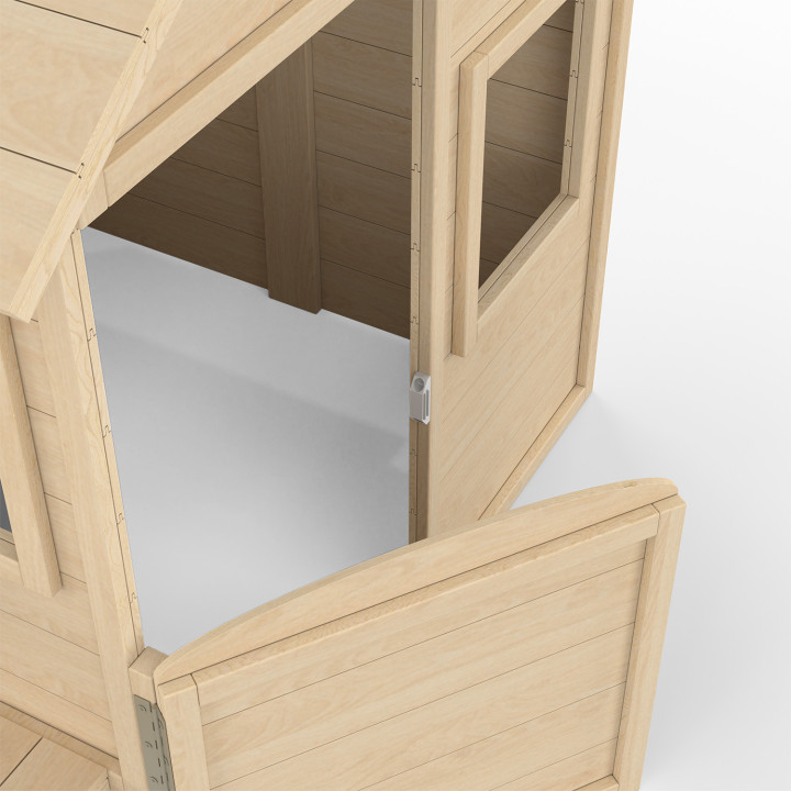 Casetta in legno per bambini con tavolo da picnic incorporato - ODYSSEY | IdMarket