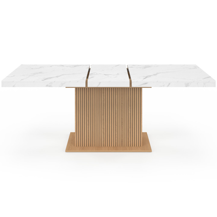 Tavolo da pranzo rettangolare allungabile 6-10 persone - JULIETTE | IdMarket