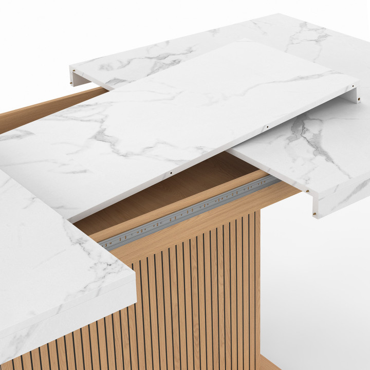 Tavolo da pranzo rettangolare allungabile 6-10 persone - JULIETTE | IdMarket