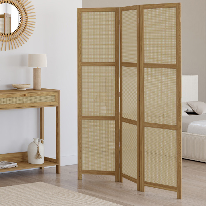 Paravento per interni ad effetto naturale - HANAE | IdMarket