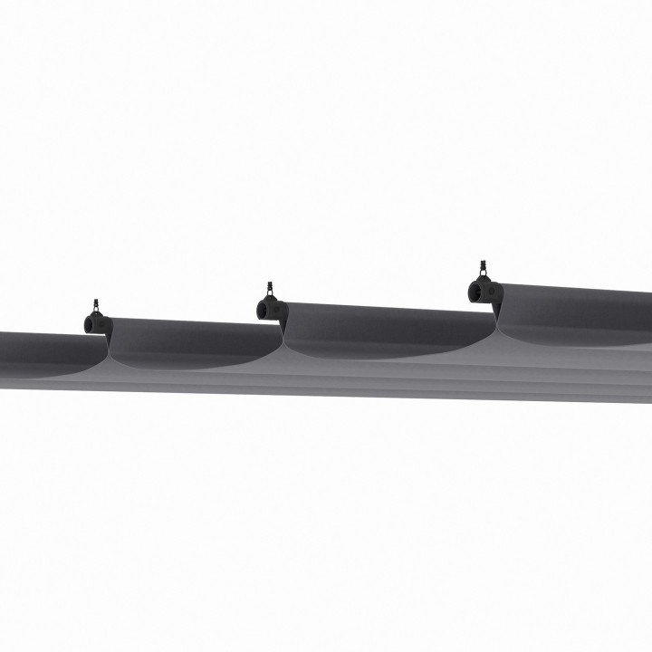 Tetto retrattile di ricambio grigio antracite per pergola retrattile 3x4 M | IdMarket