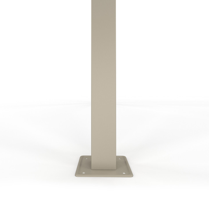 Pergola in alluminio retrattile beige 3x4m | ID Market