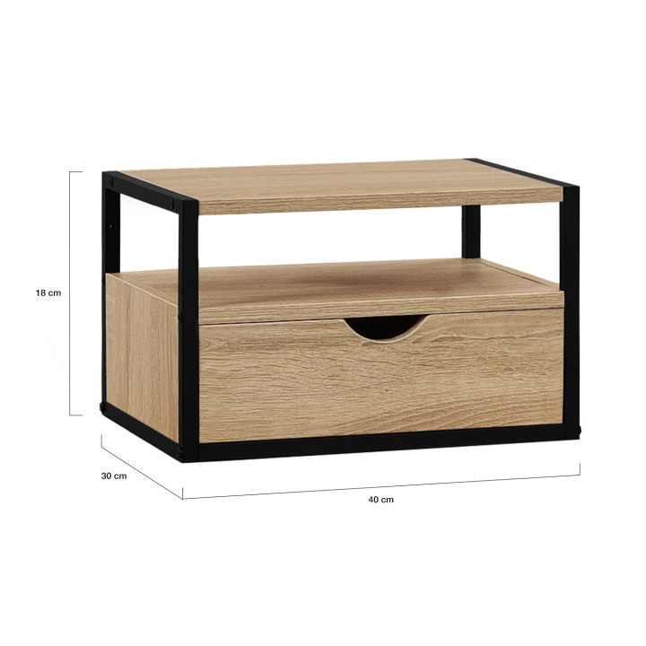 Comodini industriali a parete - DETROIT | ID Market