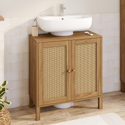 Mobile bagno HANAE effetto canna naturale